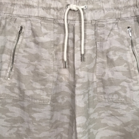 ATHLETA “Cabo Tide” Linen Jogger Camouflage Pants size 8 - Picture 5 of 12